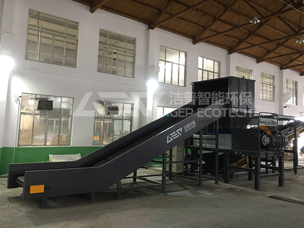 大件垃圾破碎機(jī)系統(tǒng)設(shè)備，大件垃圾處置生產(chǎn)線(xiàn)項(xiàng)目案例